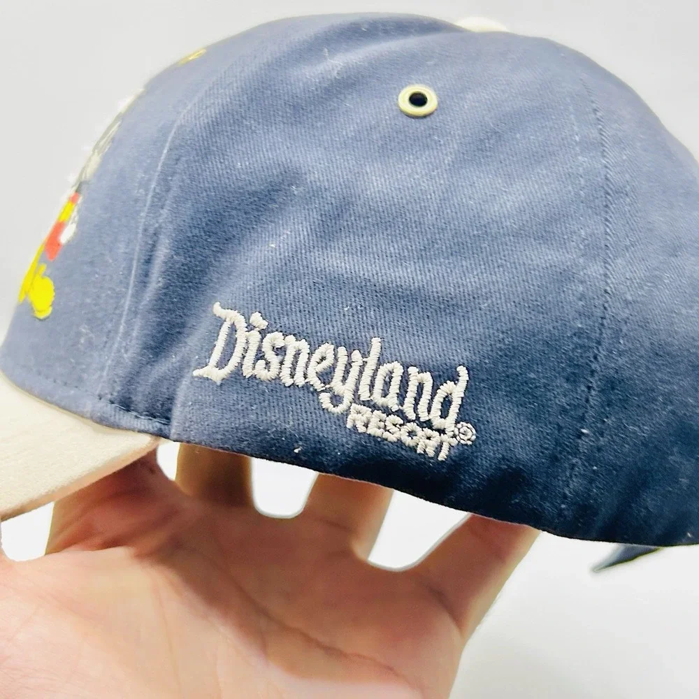 Mickey Mouse Disneyland Resort Parks M Logo 2-Tone Hat Cap Adjustable Strapback